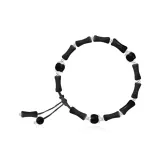 Бамбук Браслеты с Бусами Удачи [Черный]