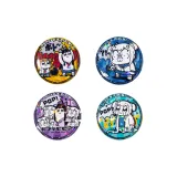 Железные аксессуары - стиль комикса (4 штуки)