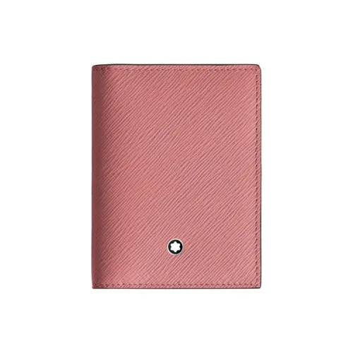MONTBLANC Телячья кожа Держатель для карт Женские Румяна