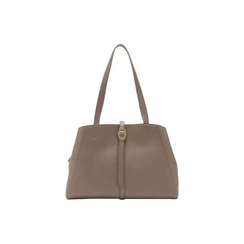 COCCINELLE GRAIN LEATHER Тоут Сумка Сумка для покупок Сумка на плечо Сумка Большая Женская Умбра