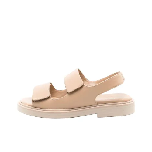 Sarah Chofakian Кэтрин one Ремень Сандалии Женские Бежевый