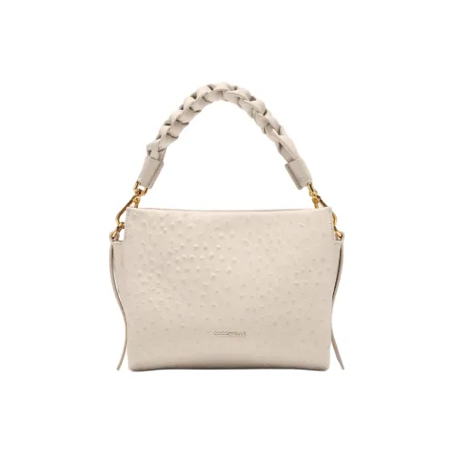 COCCINELLE Ostrich Тисненая кожа Сумка Маленькая Женская Бежевая
