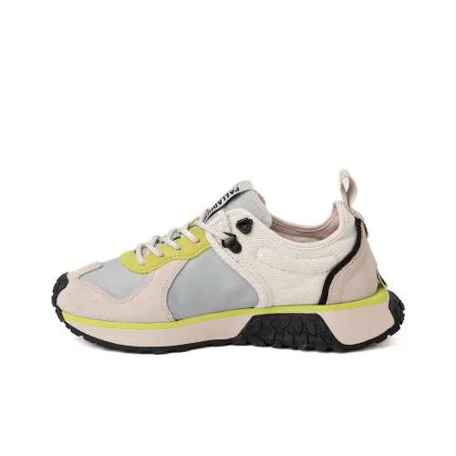 Палладий Troop Runner Slip-Resistant Abrasion-Resistant Low-Top Casual Running Shoes Unisex Beige White Green
