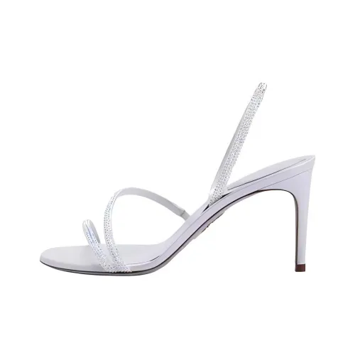 RENE CAOVILLA Irina one Ремень Сандалии 8 см Женские Белые