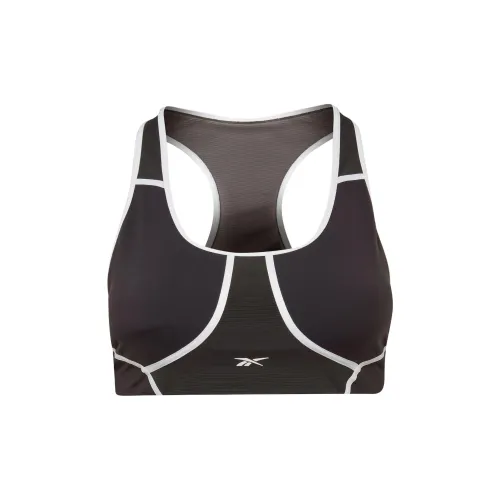 reebok Черные Женские Бюстгальтеры
