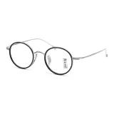 Ярко-серебристая рамка + черный круг