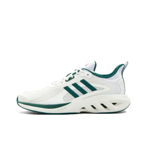 Adidas Дышащий Низкий Топ Casual Унисекс Белый Зеленый