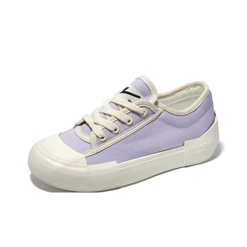 Warrior Свежий образ Удобный и Универсальный Устойчивый к истиранию Противоскользящий Удобные кеды Женские Фиолетовые