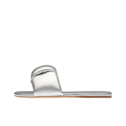 MIU MIU Слипоны Женские Серебряные