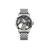 9001A9 Металлический черный - стальной браслет