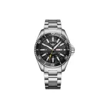 Чёрный циферблат - жёлтый светящийся