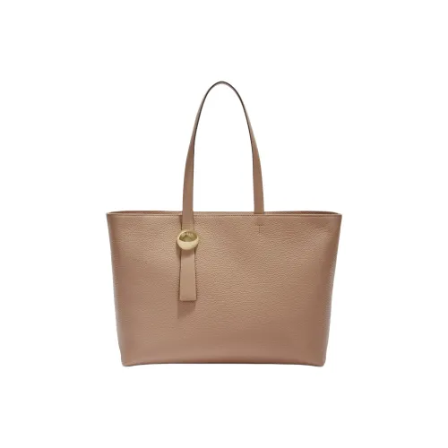 Furla Рельефная Телячья Кожа Тоут Сумка Сумка для покупок Сумка через плечо Сумка Большая Женская Коричневая