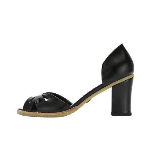 Sarah Chofakian Valencia One Strap Sandals 5,5cm Women's Black Сара Чофакиан Валенсия One Ремешок Сандалии 5,5см Женские Черные