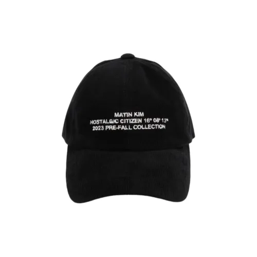 MATIN KIM Хлопковые кепки унисекс черные