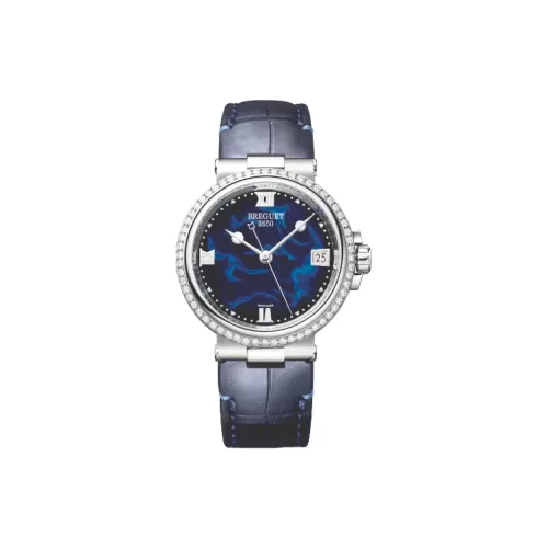 BREGUET Автоматический Механический Movement Унисекс Морские Часы 33,8 мм Синие