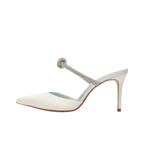 Schutz Домашние тапочки 8,4CM Женские Белые Синие