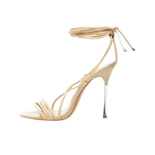 Schutz Adeline One Sandals Strap 11,5cm Women's Beige