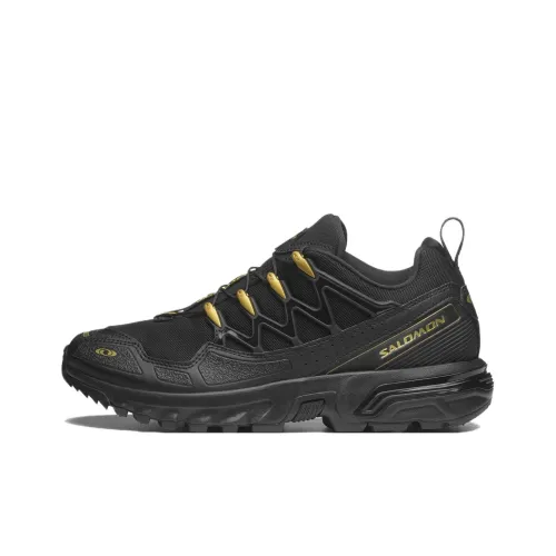 SALOMON ACS + Slip-Resistant Abrasion-Resistant Low-Top Trail Running Shoes Unisex Black SALOMON ACS + Slip-Resistant Abrasion-Resistant Низкие Кроссовки для Беговых Трасс Унисекс Черные