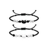 Кошка Круглая бусина Пара браслет