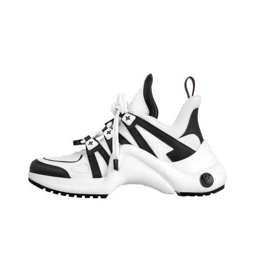 LOUIS VUITTON Archlight Low Топ Повседневная обувь 5 см Женская Белый Черный