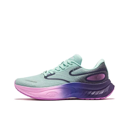Erke Land Tour Беговые кроссовки Низкий топ Azure Nighttime Purple Men's