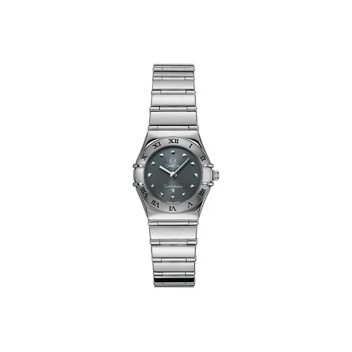 OMEGA Quartz Movement Женские Constellation Series Constellation Watch 22,5 мм Серый