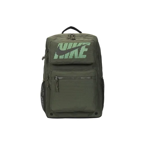 Nike Ткань Рюкзак Стандартный Унисекс Зеленый