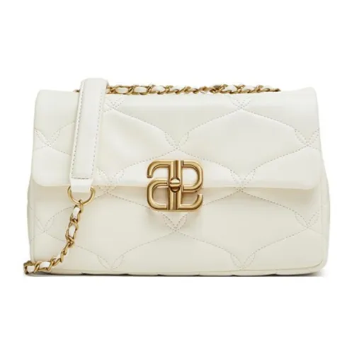 TATA Artificial Leather Shoulder Bag Small Women's Ecru Black Apricot TATA Искусственная кожа Сумка через плечо Маленькая Женская Экрю Черный Абрикос