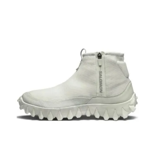 SALOMON Противоскользящий устойчивый к истиранию MID Топ Уличная обувь Унисекс Белый
