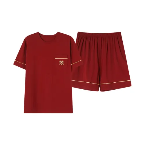 Montagut Pajama Комплект Летний Мужской Красный