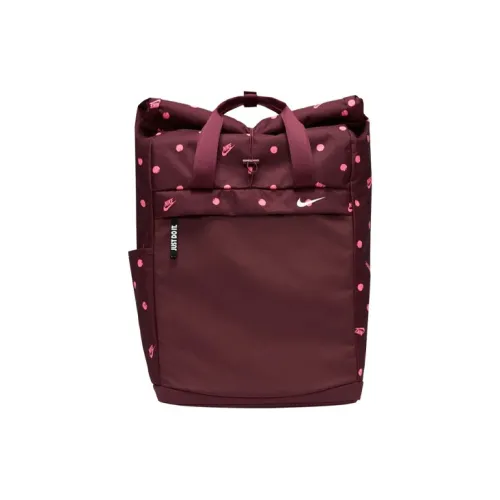 Nike Полиэстер Рюкзак Стандартный Унисекс Бордовый