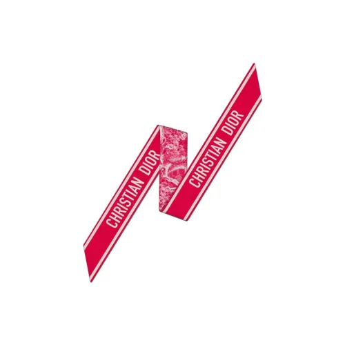 DIOR Шелковые шарфы Красный Женские