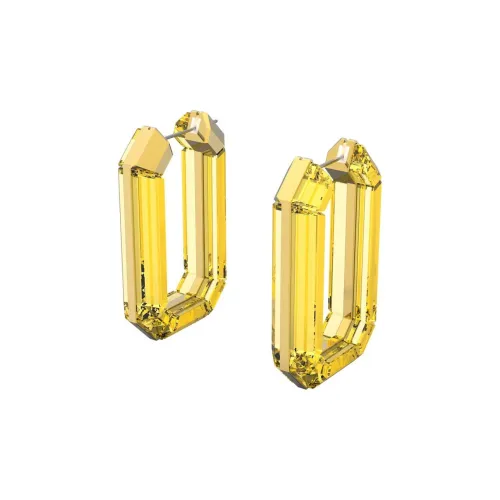 Swarovski Топаз Серьги Женские Желтые