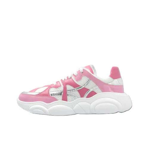 MOSCHINO Низкий топ Повседневная обувь Женская Розовая