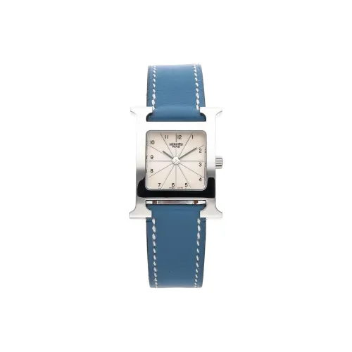 HERMES HOUR Collection Женские часы Кварцевый механизм Кожаный ремешок Белый циферблат