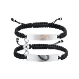 Двухтонный Магнитный Сердце Пара Браслет