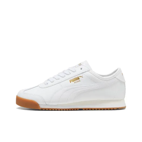 PUMA Roma Low Топ Casual Мужской Белый