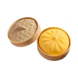 Большой размер, желтый - с паровой корзиной