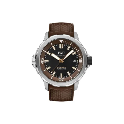 IWC Автоматический Механический Мужской Часы Ocean Time Series 44 мм Черные