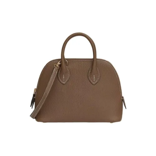 HERMES Bolide Mysore Chevro Через плечо Сумка Мини Женская Слоновая Серый