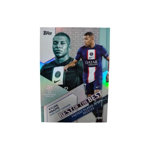 Topps Mbappé Большой Париж Французская Команда Топ-скорер BOB Tka Карта Ball Star Карта Quality Universal Спортивные карты 1 шт