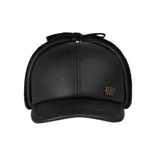 JEEP SPIRIT Шапка из крупнозернистой текстуры коровьей кожи унисекс