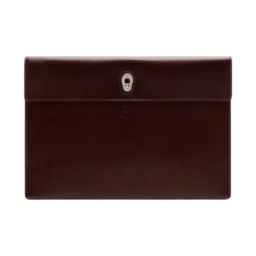 AU DEPART Телячья кожа Клатч Большой Женские Бордо