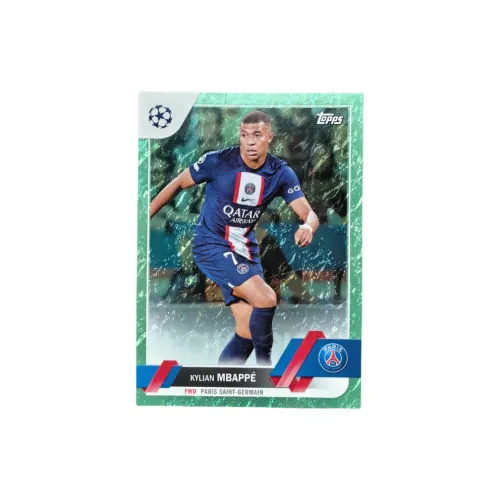 Topps Mbappé BIG Париж Франция TRANSFER в Real Madrid Яшмовая Рефракция Звезда Карта Качество Карта Гарантия