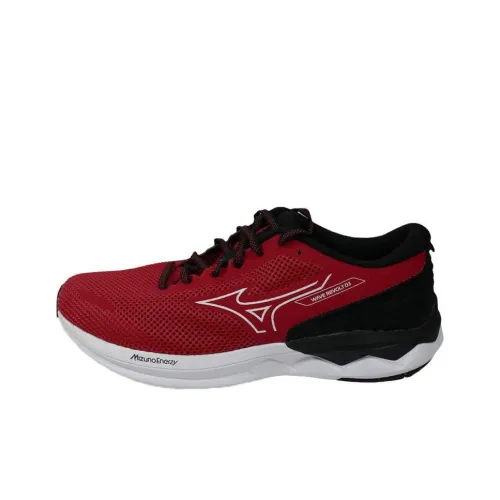 Mizuno Slip-resistant Abrasion-resistant Low-top Беговые кроссовки Мужские Red