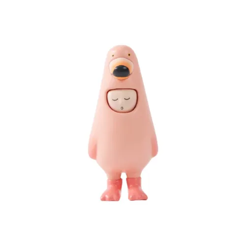 CBB Theater Коллекция Фламинго Horangi W White tiger Прозрачный слеповатый бокс на карточке 8,2 см 8,8 см