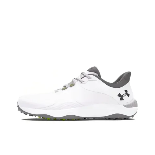 Under Armour UA Drive Pro Spikeless GOLF Низкий Топ Гольф Обувь Мужская Белый Серый