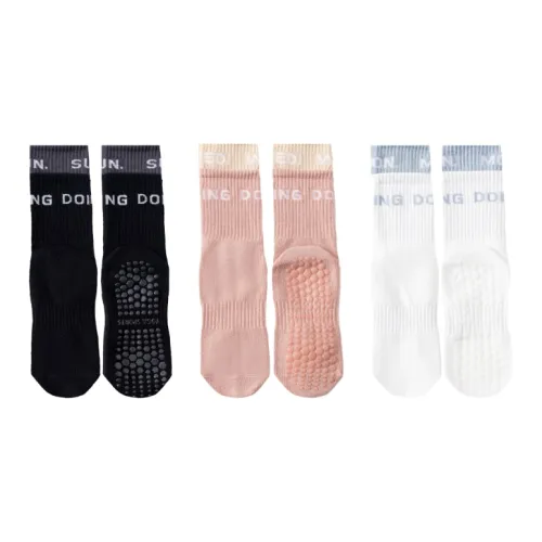 MIIOW Колено Высокие Носки Женские 3 Пачки