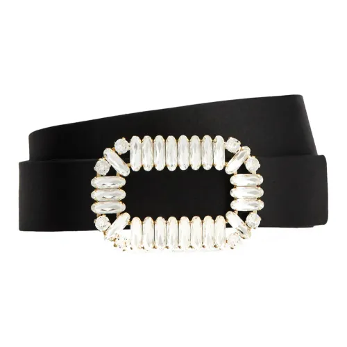 Roger Vivier Ремень Женский Черный Ширина 3 см