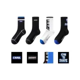 Темный Domain Черный (Синий) & Темный Domain Черный (Кожаная этикетка) & Аврорно-белый (Черно-белый) & Темный Domain Черный (Скейтборд)